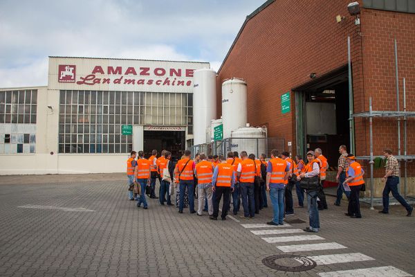 Экскурсия по центральному заводу компании AMAZONE AMAZONE