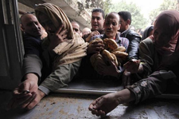 Недостаток продовольствия в Египте Egypt
