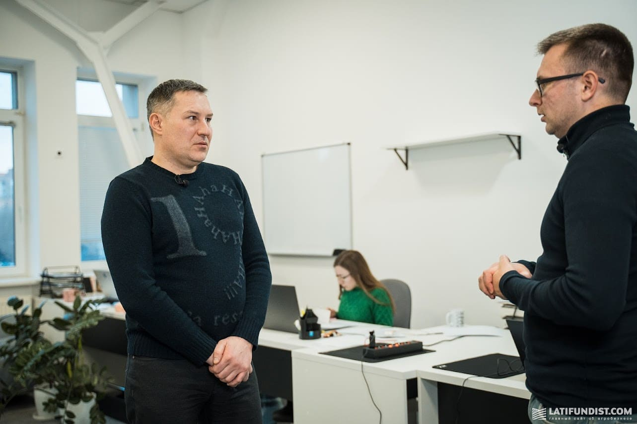 Андрій Халявка та Костянтин Ткаченко, головний редактор Latifundist.com